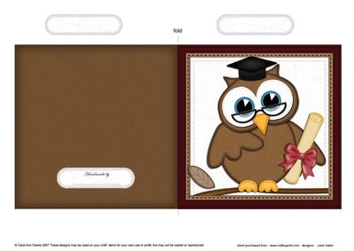 Wise Owl Quick Cut and Fold Card