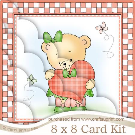 8 x 8 Rosie's Heart Kit with Scalloped Corners