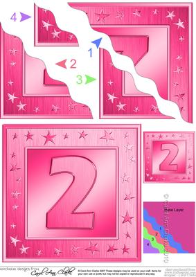 2nd Bright Metallic Age Quick Card with Twisted Pyramage