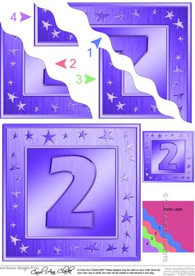 2nd Bright Metallic Age Quick Card with Twisted Pyramage
