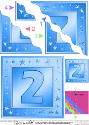 2nd Bright Metallic Age Quick Card with Twisted Pyramage
