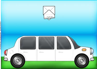 Large Dl Stretch Limo Quick Cut and Fold Card