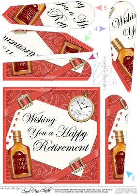 Retirement Fan Pyramage Topper