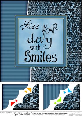 8 x 8 Fun and Funky Animal Print Scalloped Corner Topper