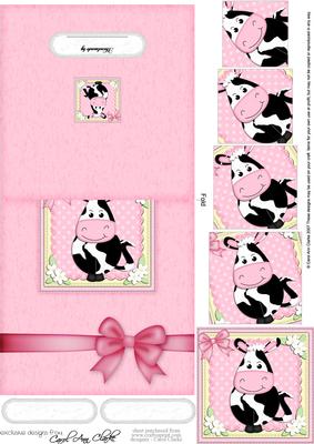 Milly Moo Cow No-hole Over the Edge N Spiral Pyramid