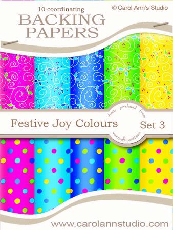 Festive Swirls & Dots in Joy Colours