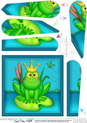 Freddy Frog Fan Pyramage Topper