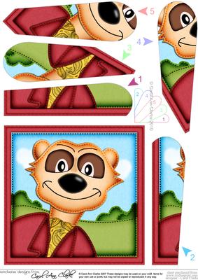 Eric Meerkat Fan Pyramage Topper