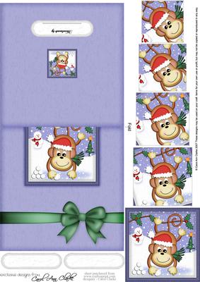 Xmas Chunky Monkey No-hole Over the Edge N Spiral Pyramid