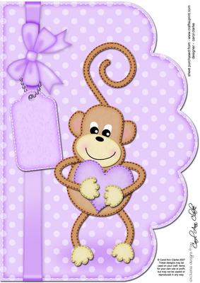 A4 Chunky Monkey Felties Scalloped Edge