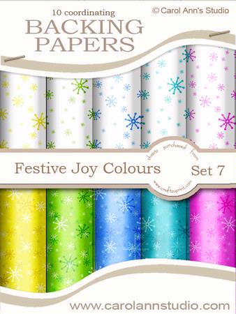 Festive Snowflakes in Joy Colours