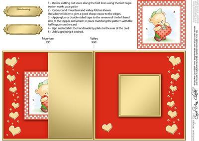 Robert's Heart No-hole Fold Back Card