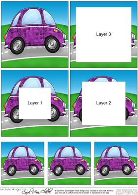 Funky Car - Tunnel Topper