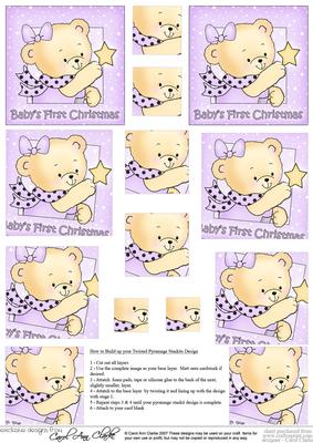 Rosie's Christmas Star Twisted Pyramage Sheet