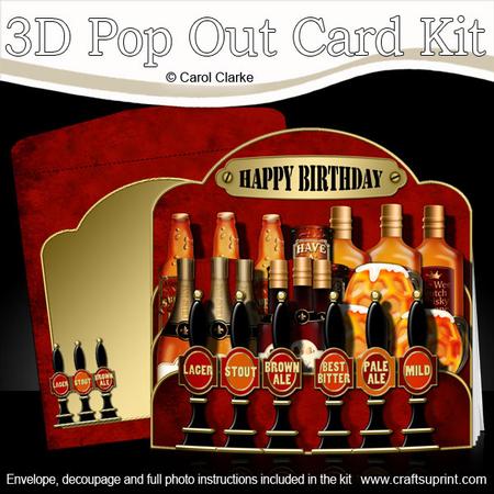 3D the Last Drop Inn Pop Out Card Kit