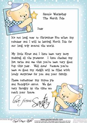 Boy's Letter from Santa
