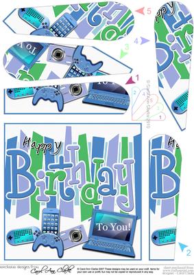 Birthday Gadgets Games N Gizmos Fan Pyramage Topper