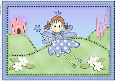 A4 Fairy Twinkletoes Card Topper