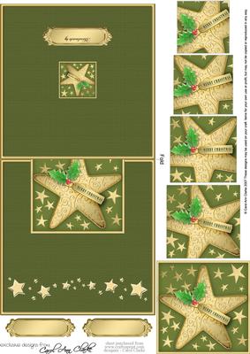 Xmas Star No-hole Over the Edge N Spiral Pyramid