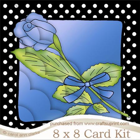 8 x 8 Single Rose Kit with Scalloped Corners