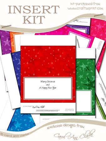 Dl Landscape Bright Stars Christmas Inserts