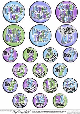 Birthday Boy Badges