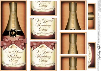 Dl Wedding Champers in a Box with Top N Bottom Stacker