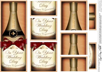 Dl Wedding Champers in a Box with Top N Bottom Stacker