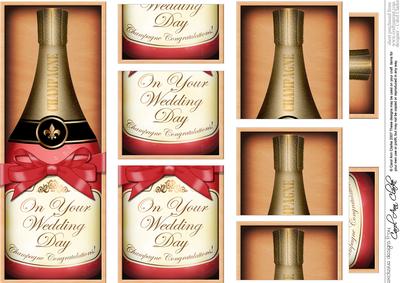 Dl Wedding Champers in a Box with Top N Bottom Stacker