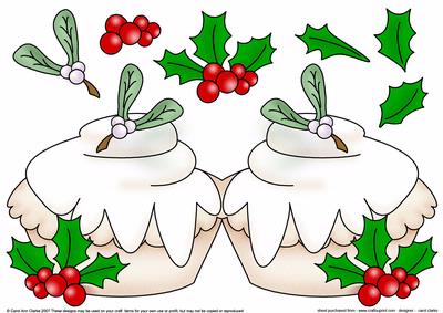 Mince Pie Shaped Card