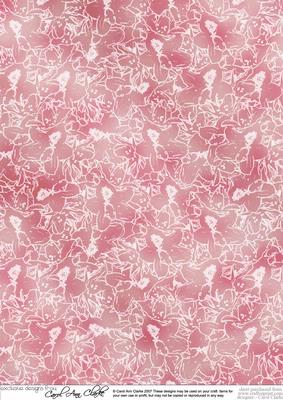 Champagne and Flowers Vellum