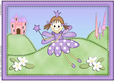 A4 Fairy Twinkletoes Card Topper