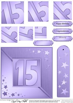 14th Metallic Age Quick Card with Twisted Pyramage