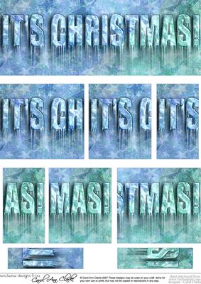 It's Christmas! Icy Dl Side Stacker Topper