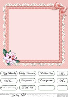Flower Filled Wheelbarrow Matching 8 x 8 Insert Panel and Gr