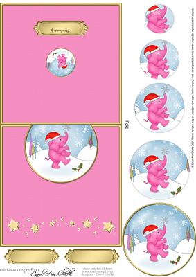 Baby Elephant No-hole Over the Edge N Circle Pyramid