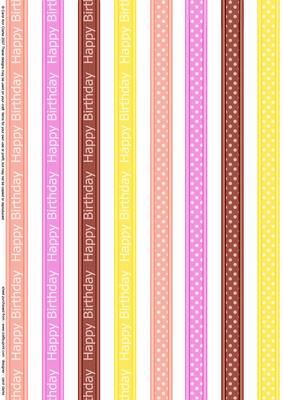 Birthday Ribbons Sorbet Chocolate Orange
