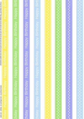 Birthday Ribbons Sorbet Citrus
