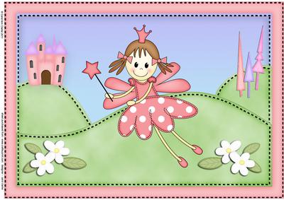 A4 Fairy Twinkletoes Card Topper