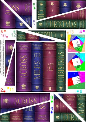 Merry Christmas Books Twisted Spiral Side Stacker