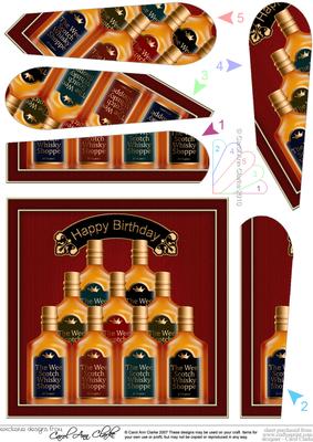 Whisky Pyramid Fan Pyramage Topper