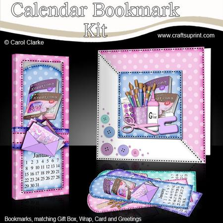 Crafts Everlasting Calendar Bookmark Gift Set N Quick Card