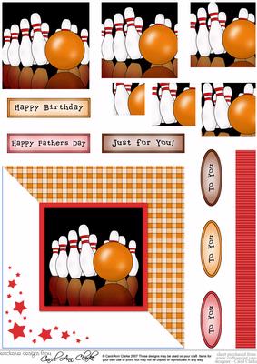10 Pin Bowling Quick Card with Pyramage