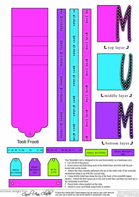 Mum Word Waterfall - Tooti Frooti Colours