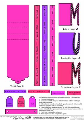 Mum Word Waterfall - Tooti Frooti Colours