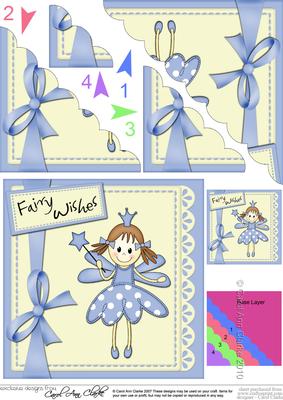 Fairy Twinkletoes and Lace Scallop Corner Side Stacker