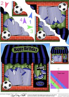 The Little Football Shop Scallop Corner Side Stacker Topper