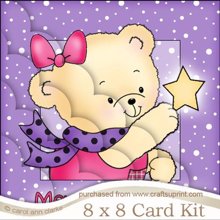 8 x 8 Rosie's Xmas Star Scalloped Corner Kit