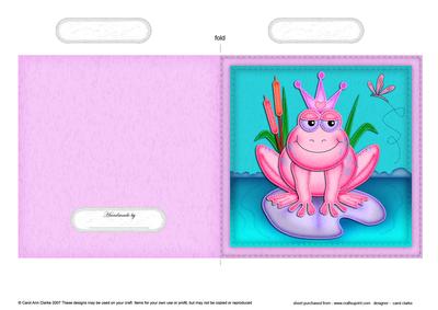 Freya Frog Quick Cut and Fold Card
