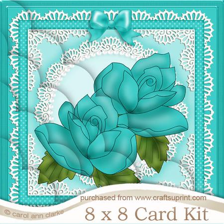 8 x 8 Just Roses Kit with Scalloped Corners